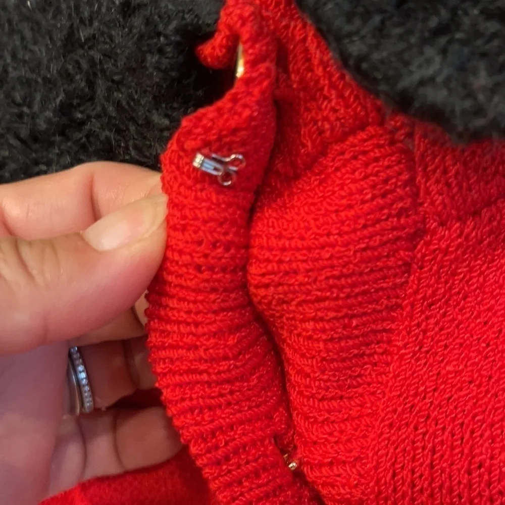 Aa: Vintage St John For Saks Fifth Ave Cardigan - Picture 5 of 13